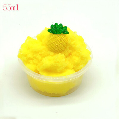 

〖Follure〗Pineapple Mud Fluffy Floam Slime Stress Relief Toy Ananas Scented Sludge Toys