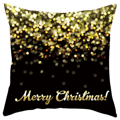

Tailored Merry Christmas Short Plush Pillowcase Sofa Pad Set Home Decoration 18x18 Inch