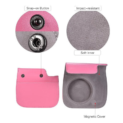 

Andoer 14 in 1 Instant Camera Accessories Bundle Kit for Fujifilm Instax Mini 988 include CaseStrapStickerSelfie Lens5 Filt