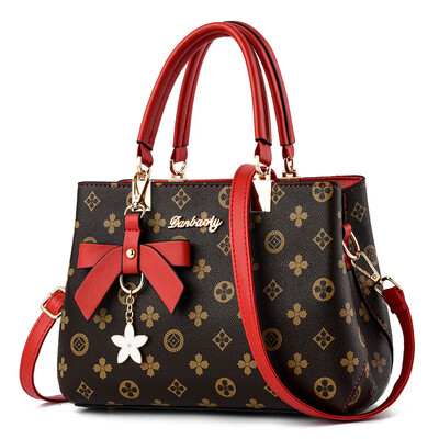 

Middle-aged Moms Girl Bag Autumn Winter Korean Edition Fashion Large Capacity Baitao Womens One-shoulder Handbag