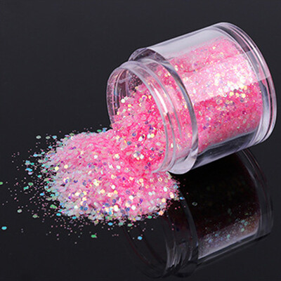 

Toponeto 10gBox Gold Sliver Nail Glitter Powder Shinning Nail Mirror Powder BU