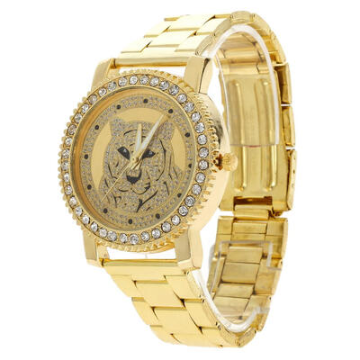 

2016 Fashion Rhinestones Top Brand Tiger Wristwatches High Luxury Watches