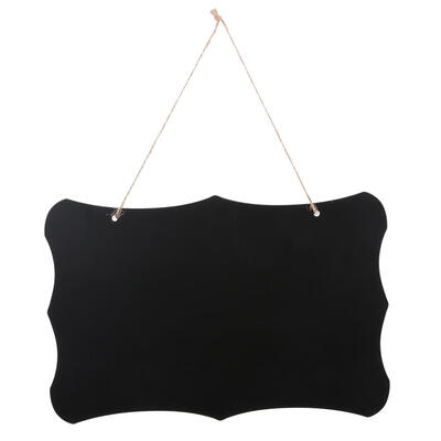 

Chalkboard Sign Double Sided Erasable Message Board with Hanging String