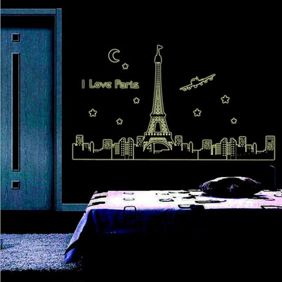

〖Follure〗Eiffel Tower Luminous Wall Art Decal Sticker Removable Mural PVC Gift