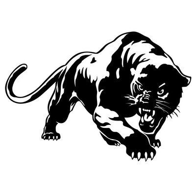 

Tailored Fiery Wild Panther Hunting Car Body Decal Car Stickers Motorcycle Decorations