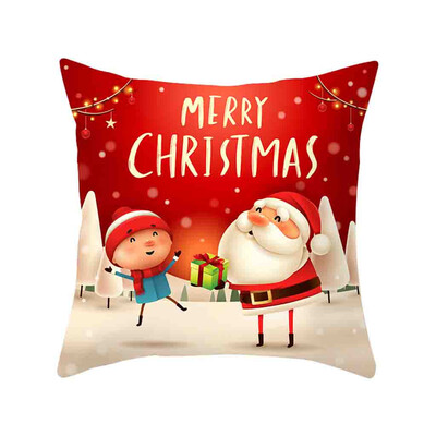 

Tailored Christmas Pillow Cover Decor Pillow Case Sofa Waist Throw Cushion Cover