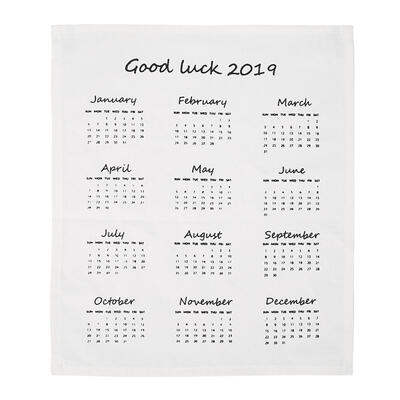 

Simple 2019 Yearly Advent Calendar Cloth Fabric Wall Door Hanging Ornament