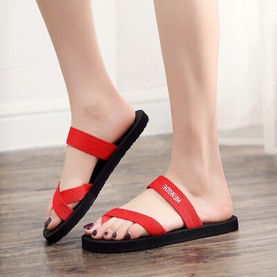 

Rose Summer Women Sandals Non-Slip Flip Flops Sandals Flat Beach Slippers Shoes