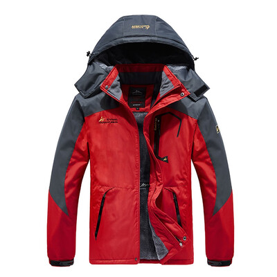 

Toponeto Men Waterproof Hoodie Waterproof Detachable Breathable Sport Outdoor Coat