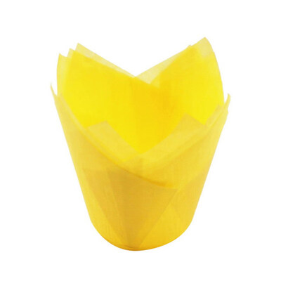 

50Pcs Oil-proof Tulip Cake Cup Muffin Cupcake Liner Paper Holder Baking Tool
