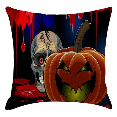 

Siaonvr Halloween Pumpkin Pillow Cover Pillowcases Decorative Sofa Cushion Cover