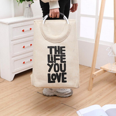 

Toponeto Nice Waterproof Laundry Clothes Basket Storage Basket Folding Storage Box