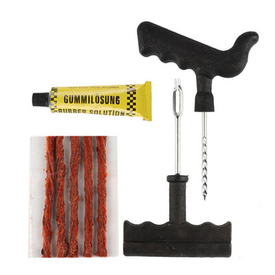 

New Hot 1 set Professionele Auto Tire Repair Kit Car Bike Auto Tubeless Band Repair Tool Kit Tool