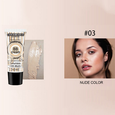 

Covercoco Repair BB Cream Nude Makeup Clear Concealer Foundation Sunscreen Moisturizing 45SPF Moisturizing Lasting 24H Cream