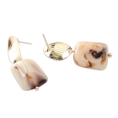 

Creative Acetic Acid Acrylic Geometric Dangle Earings For Lady