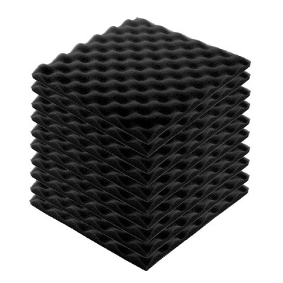 

Recording Studio Soundproof Wedge Foam Video Room Sound Noise Insulation Sponge Wall Deadening