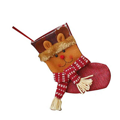 

Christmas Socks Elk Snowman Old Man Image Gift Packing Decoration Tree Ornaments Supplies Present Bags