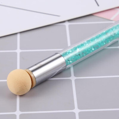 

Dual Heads Nail Art Brushes Sponge Rhinestone Sequins Stamper Nail Art Tool