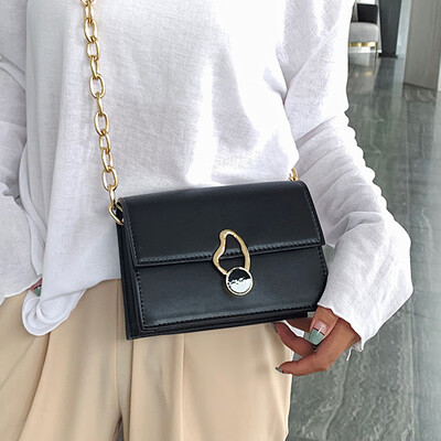 

High-end versatile foreign gas chain bag female bag 2019 new fashion shoulder bag summer small fresh slanting small bag