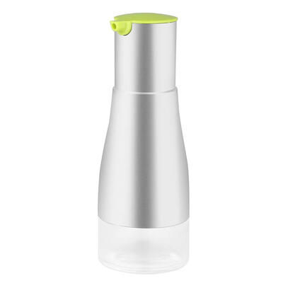 

320ml Stainless Steel Seasoning Bottle Oil Vinegar Storage Dispenser Pot