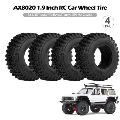 

4PCS AX8020 19 Inch RC Car Wheel Tire for 110 Traxxas TF2 Redcat Rc4wd Tamiya scx10 D90 Hpi Crawler