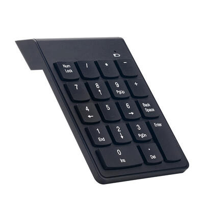 

Portable Numeric Keypad 24G Wireless Digital Keyboard USB Number Pad 18 Keys Numpad