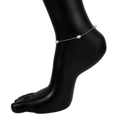 

Imitation Pearl Anklets for Women Beach Anklet Leg Bracelet Handmade Bohemian Foot Chain Jewelry Sandals Gift 2019