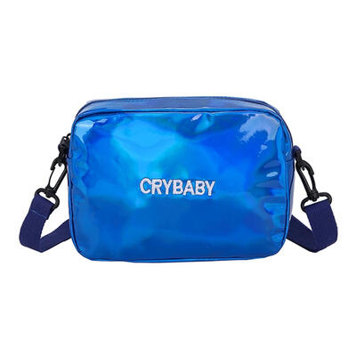 

Girls Laser Crossbody Bag Fashion Lady Square Zipper Messenger Shoulder Bag