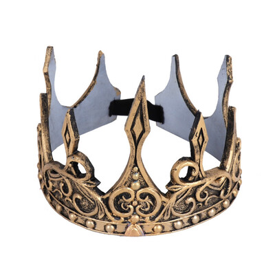 

Prince princess Ancient Gold Crown Tiaras Headband Kid Men Party Decoration Crown Wedding Party Accessories Hair Jewelry