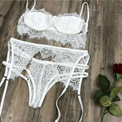 

Sexy Lingerie Lace BraG-string Thong Set Babydoll Sleepwear Underwear Nightwear