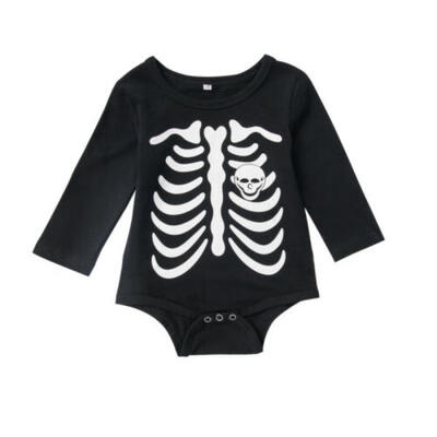 

Autumn Newborn Baby Boy Girls Long Sleeve Clothes Romper Jumpsuit Outfit Set US
