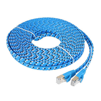 

Cat7 Ethernet Cable Flat RJ45 Networking LAN Cords Jumper Gigabit Wire
