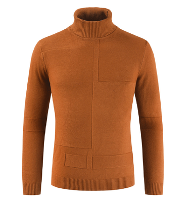 

Mens Long Sleeve High Neck Sweater Jumper Sweatshirt Plain Top Jumper Knitwear