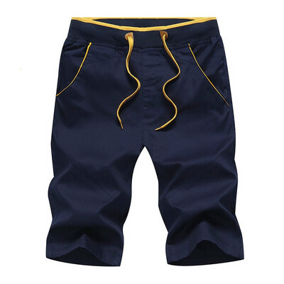 

Mens casual shorts mens 5-point pants beach pants elastic pants