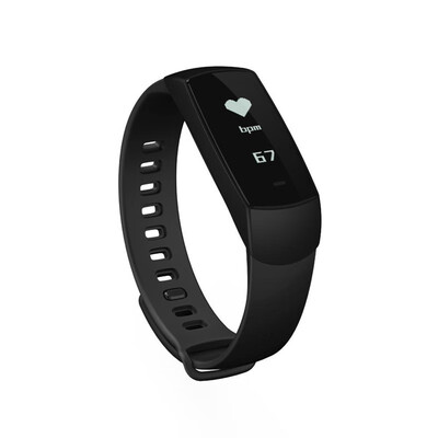

New Style High End V09 Smart Bracelet Heart Rate Monitor Blood Pressure Sleep Monitor Adult Fitness Band Black