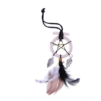 

Mini Dream Catcher Feather Car Home Wall Hanging Decor Craft Gift Pendant