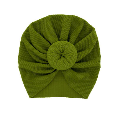 

Baby Girls Boys Turban Knot Head Wrap Cute Kids Hat Cotton Cap Soft Hat