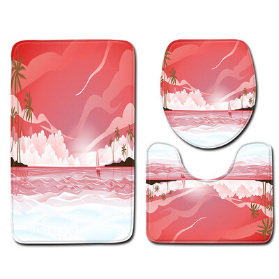 

〖Follure〗3pcs Non-Slip Bath Mat Bathroom Kitchen Carpet Doormats Decor