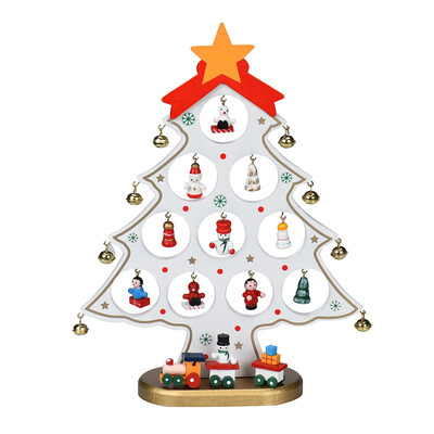 

Tailored 3D Wooden Assembling Christmas Tree Home Bedroom Decor Gifts DIY Green