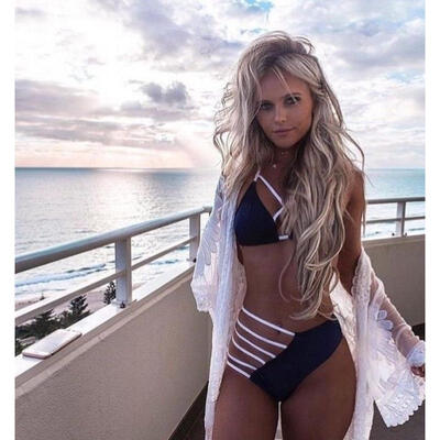 

Women Push-up Padded Bra Bandage Bikini Set Swimsuit Triangle Swimwear Bathing