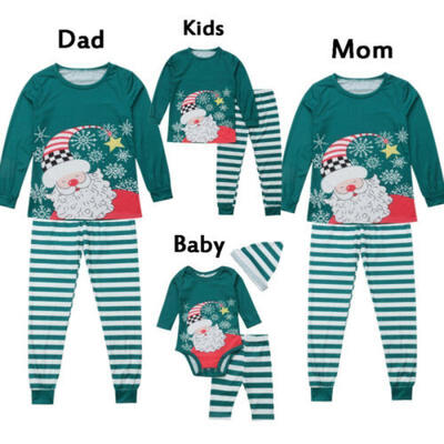 

Family Matching Christmas Pajamas PJs Set Xmas Gift Sleepwear Nightwear