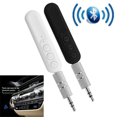 

Handsfree Wireless Car Bluetooth Receiver 35mm AUX Music Stereo Audio Adapter