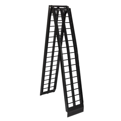 

Ktaxon Pair of 10ft Long lightweight Folding Aluminum Arch ATV Ramps Portable 1200 lbs