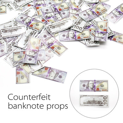 

〖Follure〗100PCS Money Dollar Bills Play Money Realistic Copy Paper Money Photography Prop