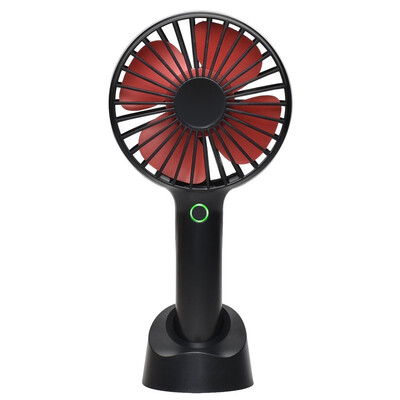 

〖Follure〗Rechargeable Handheld Mini Fan 3-Speed Desktop Cooler Portable with Stand Base