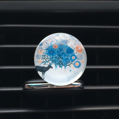 

Tailored Christmas Elk Car Vents Perfume Clips Time Gem Car Aromatherapy