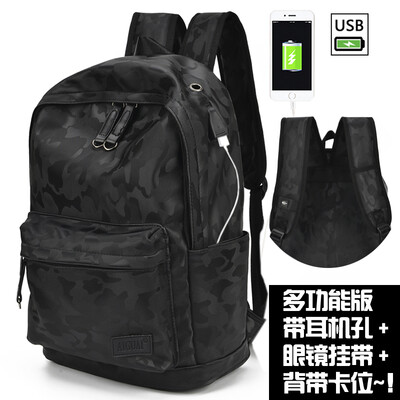 

Shoulder Bag Mens Fashion Travel Large Backpack Personality Camouflage Computer Bag Womens Leisure Simple Student Bag