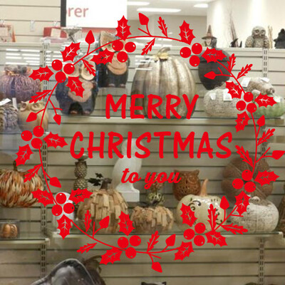 

Toponeto Merry Christmas To You Removable Wall Sticker Christmas Xmas Decor