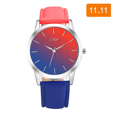 

Womens Bracelet Watches Quartz Wrist Watch Retro Rainbow Design Casual Leather Band Ladies Dress Sport Watches Relogio Feminino
