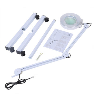 

Greensen Magnifying LED Floor Lamp with Stand Flexible Adjustable Height Cold Light Reading Medical US